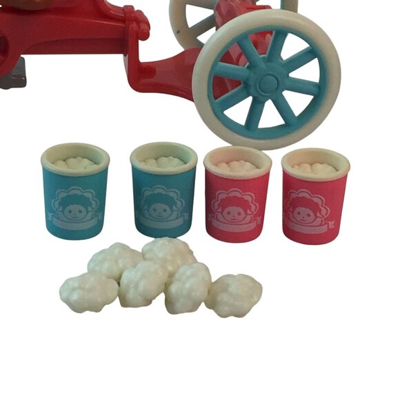 Sylvanian Families Calico Critters Popcorn Delivery Trike Lamb Figure Bicyle - Picture 8 of 14